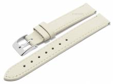 Meyhofer EASY-CLICK Uhrenarmband Trinidad 12mm creme Leder genarbt matt abgen&auml;ht (Schlie&szlig;enansto&szlig; 12 mm)
