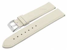 Meyhofer EASY-CLICK Uhrenarmband Trinidad 16mm creme Leder genarbt matt abgen&auml;ht (Schlie&szlig;enansto&szlig; 16 mm)