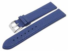 Meyhofer EASY-CLICK Uhrenarmband Trinidad 22mm dunkelblau Leder genarbt matt abgen&auml;ht (Schlie&szlig;enansto&szlig; 20 mm)