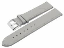 Meyhofer EASY-CLICK Uhrenarmband Trinidad 22mm hellgrau Leder genarbt matt abgen&auml;ht (Schlie&szlig;enansto&szlig; 20 mm)