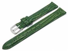 Meyhofer EASY-CLICK Uhrenarmband Mendoza 12mm gr&uuml;n Leder Teju-Pr&auml;gung abgen&auml;ht (Schlie&szlig;enansto&szlig; 12 mm)