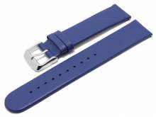 Meyhofer EASY-CLICK Uhrenarmband Grayton 16mm mittelblau aus Apfel-Fasern VEGAN seidenmatt (Schließenanstoß 16 mm)