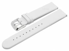 Meyhofer EASY-CLICK Uhrenarmband Grayton 16mm weiß aus Apfel-Fasern VEGAN seidenmatt (Schließenanstoß 16 mm)