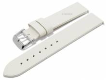 Meyhofer EASY-CLICK Uhrenarmband Wilburton 16mm weiß aus Kaktus-Fasern VEGAN seidenmatt (Schließenanstoß 16 mm)