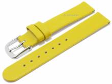 Meyhofer EASY-CLICK Uhrenarmband XS Lagoa 16mm gelb Leder ohne Bandnaht (Schlie&szlig;enansto&szlig; 16 mm)