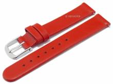 Meyhofer EASY-CLICK Uhrenarmband XS Lagoa 16mm rot Leder ohne Bandnaht (Schlie&szlig;enansto&szlig; 16 mm)