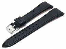 Uhrenarmband Kriens 20mm schwarz Leder Alligator-Pr&auml;gung f&uuml;r Rolex von MEYHOFER (Schlie&szlig;enansto&szlig; 16 mm)