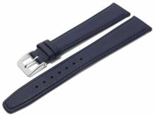 Uhrband XL Passau 17mm dunkelblau Leder HANDMADE in GERMANY von Meyhofer optional mit Easy-Click (Schlie&szlig;e 16 mm)