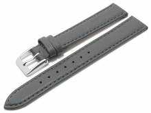 Uhrenband Willingen 15mm grau Leder HANDMADE in GERMANY von Meyhofer optional mit Easy-Click (Schlie&szlig;e 14 mm)