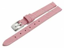 Uhrenarmband Pensacola 10mm Clip-Ansto&szlig; rosa Leder Alligator-Pr&auml;gung von MEYHOFER (Schlie&szlig;enansto&szlig; 08 mm)