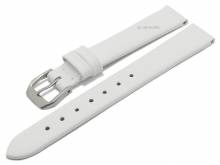 Uhrenarmband Segovia 14mm wei&szlig; Leder Titanschlie&szlig;e glatt matt von MEYHOFER (Schlie&szlig;enansto&szlig; 12 mm)