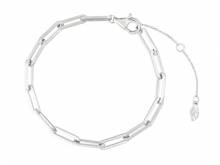 Schmuck-Armband 925er Silber rhodiniert Square von LEAF - Bandl&auml;nge ca. bis 20cm