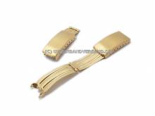 Faltschlie&szlig;e (PbMFS-5153) 12/10mm Edelstahl goldfarben passend f&uuml;r Citizen Metall-Uhrenarmb&auml;nder