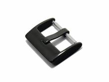 Breitdornschlie&szlig;e 22mm schwarz Edelstahl poliert (PlBd00001)