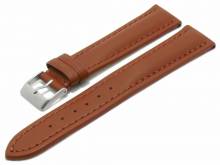 Uhrenarmband Mantua 18mm rotbraun Leder glatt abgen&auml;ht (Schlie&szlig;enansto&szlig; 16 mm)