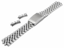 Uhrenarmband Brenham 19mm Edelstahl massiv teilweise poliert mit Rundansto&szlig;