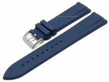 Uhrenarmband 22mm dunkelblau FKM-Rubber sportiv mit EASY-CLICK Stegen (Schlie&szlig;enansto&szlig; 20 mm)
