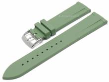 Uhrenarmband 20mm gr&uuml;n FKM-Rubber sportiv mit EASY-CLICK Stegen (Schlie&szlig;enansto&szlig; 18 mm)