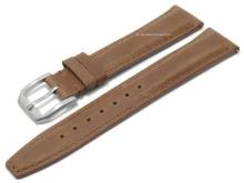 Uhrenarmband 22mm hellbraun Leder passend f&uuml;r IWC-Uhren etc. Vintage-Look mit EASY-CLICK Stegen (Schlie&szlig;enansto&szlig; 18 mm)