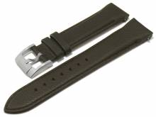 Uhrenarmband ScLB195 22mm dunkelbraun Leder EASY-CLICK genarbt abgen&auml;ht pass. f&uuml;r SEIKO Turtle (Schlie&szlig;enansto&szlig; 20 mm)