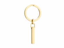 Schl&uuml;sselanh&auml;nger Edelstahl Design Stab goldfarben von MABRO Steel