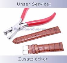 Service: Zusatzlöcher (Lederbänder)