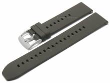 Uhrenarmband Smart Active 22mm dunkelgrau Silikon glatt matt EASY-CLICK von STAILER (Schlie&szlig;enansto&szlig; 22 mm)