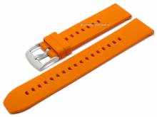 Uhrenarmband Smart Active 22mm orange Silikon glatt matt EASY-CLICK von STAILER (Schlie&szlig;enansto&szlig; 22 mm)