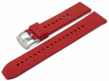 Uhrenarmband Smart Active 22mm rot Silikon glatt matt EASY-CLICK von STAILER (Schlie&szlig;enansto&szlig; 22 mm)
