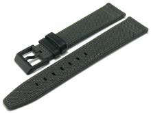 Uhrenarmband Cordura Line 20mm grau Cordura/Leder mit EASY-CLICK Stegen von STAILER (Schlie&szlig;enansto&szlig; 18 mm)