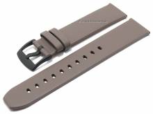 Uhrenarmband Smart 22mm grau Anilin-Leder EASY-CLICK von STAILER (Schlie&szlig;enanst. 22 mm)