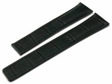 Uhrenarmband 19mm schwarz Leder Alligator-Pr&auml;gung abgen&auml;ht passend f&uuml;r TAG HEUER von STAILER (Schlie&szlig;enansto&szlig; 16 mm)