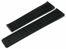 Uhrenarmband 21mm schwarz Leder Alligator-Pr&auml;gung passend f&uuml;r TAG HEUER von STAILER (Schlie&szlig;enansto&szlig; 18 mm)