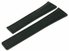Uhrenarmband 19mm schwarz Leder glatt matt abgen&auml;ht passend f&uuml;r TAG HEUER von STAILER (Schlie&szlig;enansto&szlig; 16 mm)
