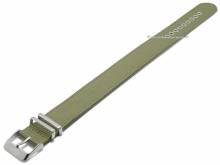 Ersatz-Uhrenarmband 20mm olivgr&uuml;n Canvas/Textil Durchzugsband NATO-Style von s.Oliver 