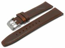 Uhrenarmband TIMBERLAND 20mm rotbraun Leder Vintage-Look Schnellwechsel-Federstege & Adapter für Apple 38/40 mm