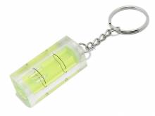 Schl&uuml;sselanh&auml;nger/Taschenanh&auml;nger Wasserwaage Kunststoff gr&uuml;n