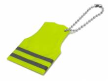 Schl&uuml;sselanh&auml;nger/Taschenanh&auml;nger Safety Warnweste/Gelbweste Kunststoff + Metall gelb & schwarz