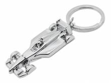 Schl&uuml;sselanh&auml;nger/Taschenanh&auml;nger Rennwagen silberfarben