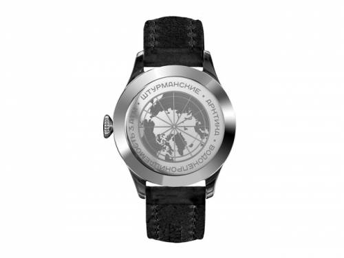 Automatik-Armbanduhr Heritage Arctic Edelstahl silberfarben Ziffernblatt olivgr�n von STURMANSKIE (*ST*HU*) - Bild vergr��ern 