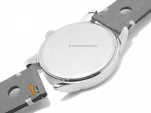ABVERKAUF: Uhrband -Monaco- 20mm hellbraun Antilope EASY-CLICK Naht braun ATELIER FERRER CHANNEL (Schlie�enansto� 18 mm) - Bild vergr��ern 