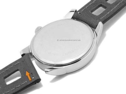 ABVERKAUF: Uhrenband -Le Mans- 22mm braun Antilope EASY-CLICK abgen�ht ATELIER FERRER CHANNEL (Schlie�enansto� 20 mm) - Bild vergr��ern 