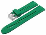 PREISTIPP: Uhrenarmband EASY-CLICK 24mm gr&uuml;n Silikon mit Schnellwechsel-Stegen  (Schlie&szlig;enansto&szlig; 22 mm)