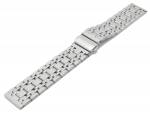 PREISTIPP: Uhrenarmband (Ackma111) 22mm Edelstahl poliert gefaltet mit Kippfaltschlie&szlig;e