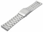 Uhrenarmband (Ackmb117) 28mm Edelstahl massiv matt mit Faltschlie&szlig;e