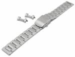 SPECIAL: Uhrenband 22mm Edelstahl massiv Wechselansto&szlig; rund & gerade Schnellk&uuml;rz-Funktion (EASY-CLICK optional) von BEAR