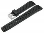 CASIO Ersatz-Uhrenarmband schwarz Kunststoff (10640266) Spezialanstoß für ECB-30