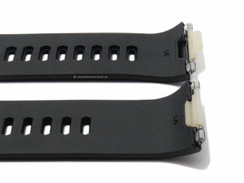Uhrenarmband schwarz Kunststoff mit Struktur passend f�r FITBIT Ionic - Bild vergr��ern 