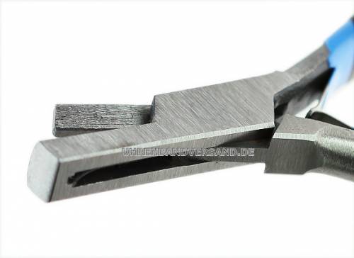 Einkerbzange Edelstahl f�r Leder-Uhrenarmb�nder 1.5 mm passend f�r Swatchuhren etc.  - Bild vergr��ern 