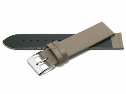 Uhrenarmband -Meran- 20mm taupe VEGAN aus Apfel-Fasern ohne Naht von BARINGTON (Schlie�enansto� 20 mm) - Bild vergr��ern 